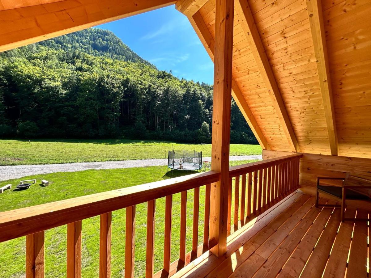 Das Gruenhaus - Dein Chalet In Grünau im Almtal Eksteriør bilde