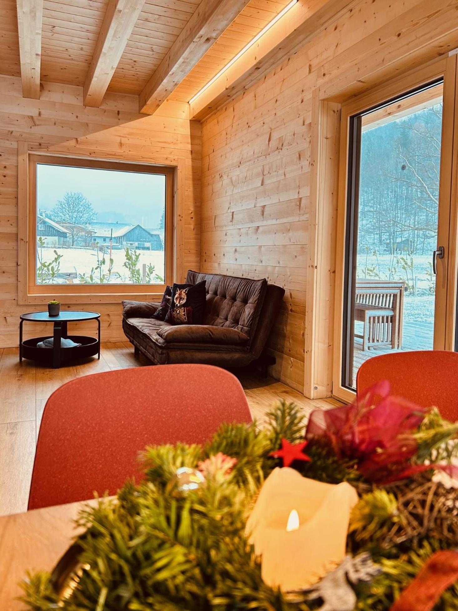 Das Gruenhaus - Dein Chalet In Grünau im Almtal Eksteriør bilde