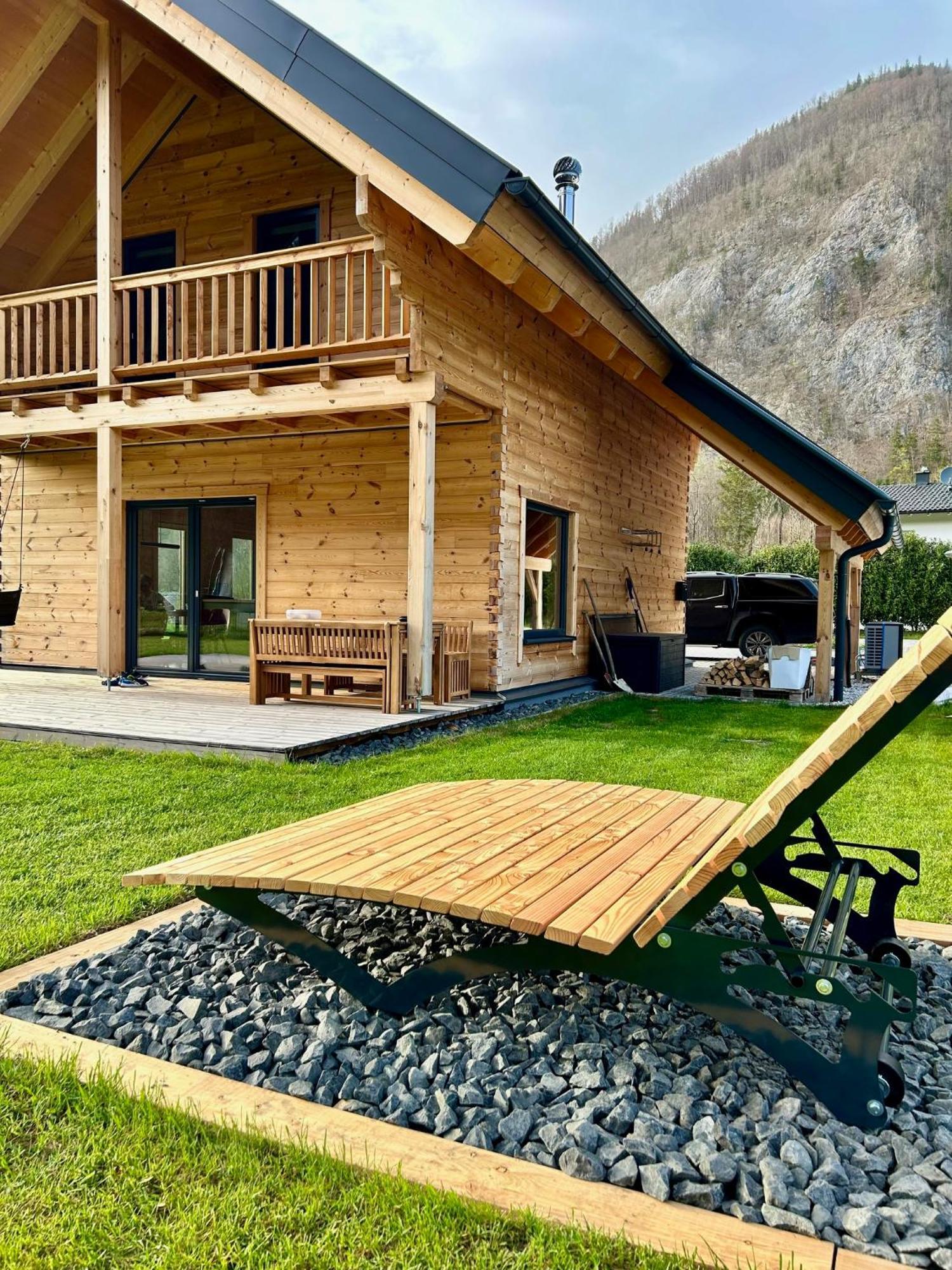 Das Gruenhaus - Dein Chalet In Grünau im Almtal Eksteriør bilde
