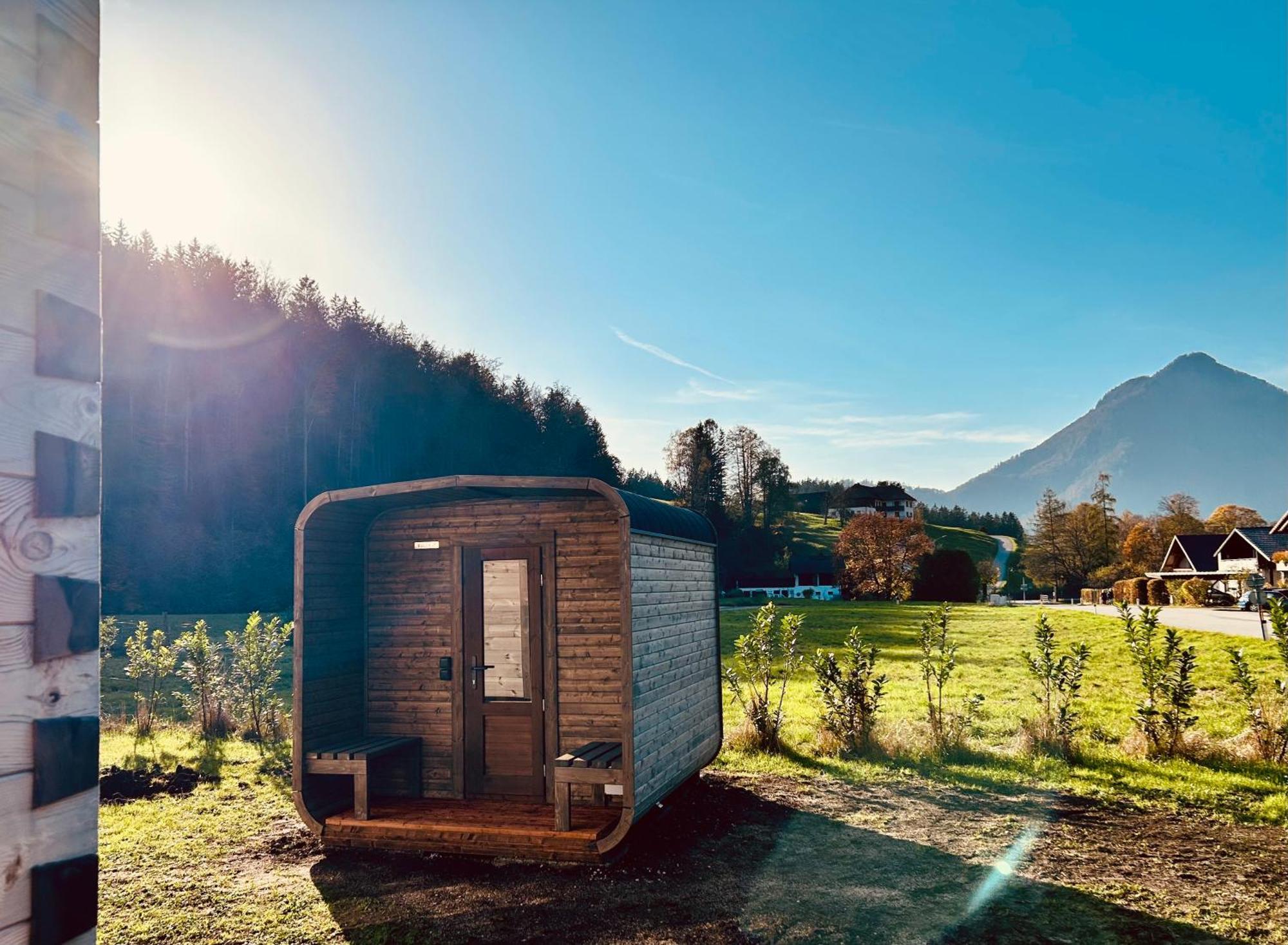 Das Gruenhaus - Dein Chalet In Grünau im Almtal Eksteriør bilde